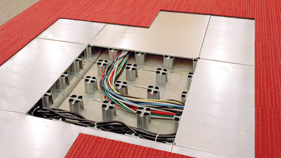 Intercell by interface Low Void Flooring and Cable Management System